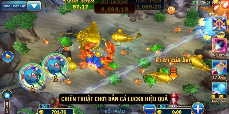 Chiến thuật chơi Bắn Cá luck8 hiệu quả